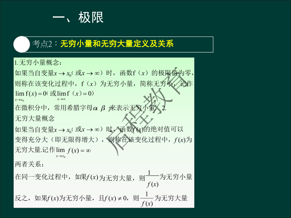 專升本《高等數學一）》通關資料（理工類）(圖2)