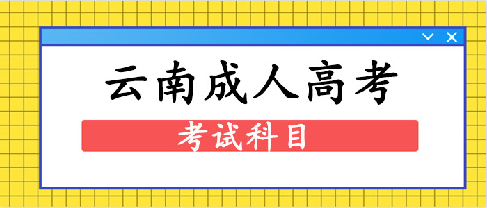 云南省成人高考考試科目(圖1)